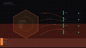 Cloudflare Worker AI hexagon with code snippet and OpenAI-compatible client connection arcs